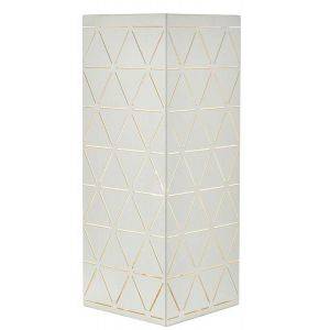 Bordslampa laserskuren 28cm Vit