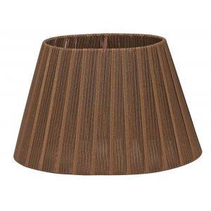 Skärm organza 22cm Brun