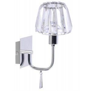 Vägglampa kristall K5 Krom