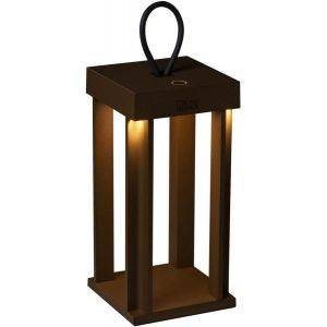 Cannes lanterna rost USB dimbar 42cm 2700/3000K