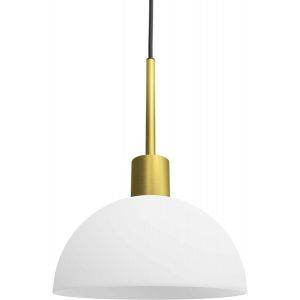 Taklampa Vienda Mässing/Opal Glas