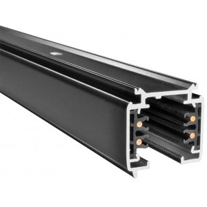 Skena, 3-fas, 3 m, Svart