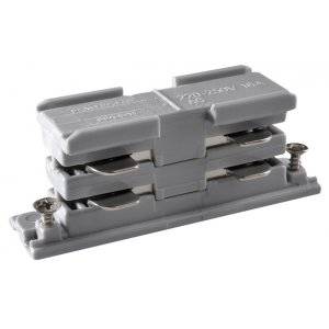 Skarv Mini, för 3-fas skena, Silver