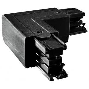 L-skarv, för 3-fas skena, Svart