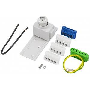 Stolpinsats med vinklat säkringselement, 5-LED, 6A, Cu/Al