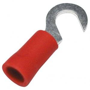 Krokkabelsko, Isolerad, 0,5-1,5 mm², Röd, 100 st/frp