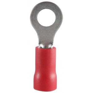Ringkabelsko, Isolerad, 0,5-1-5 mm², Röd, 100 st/frp