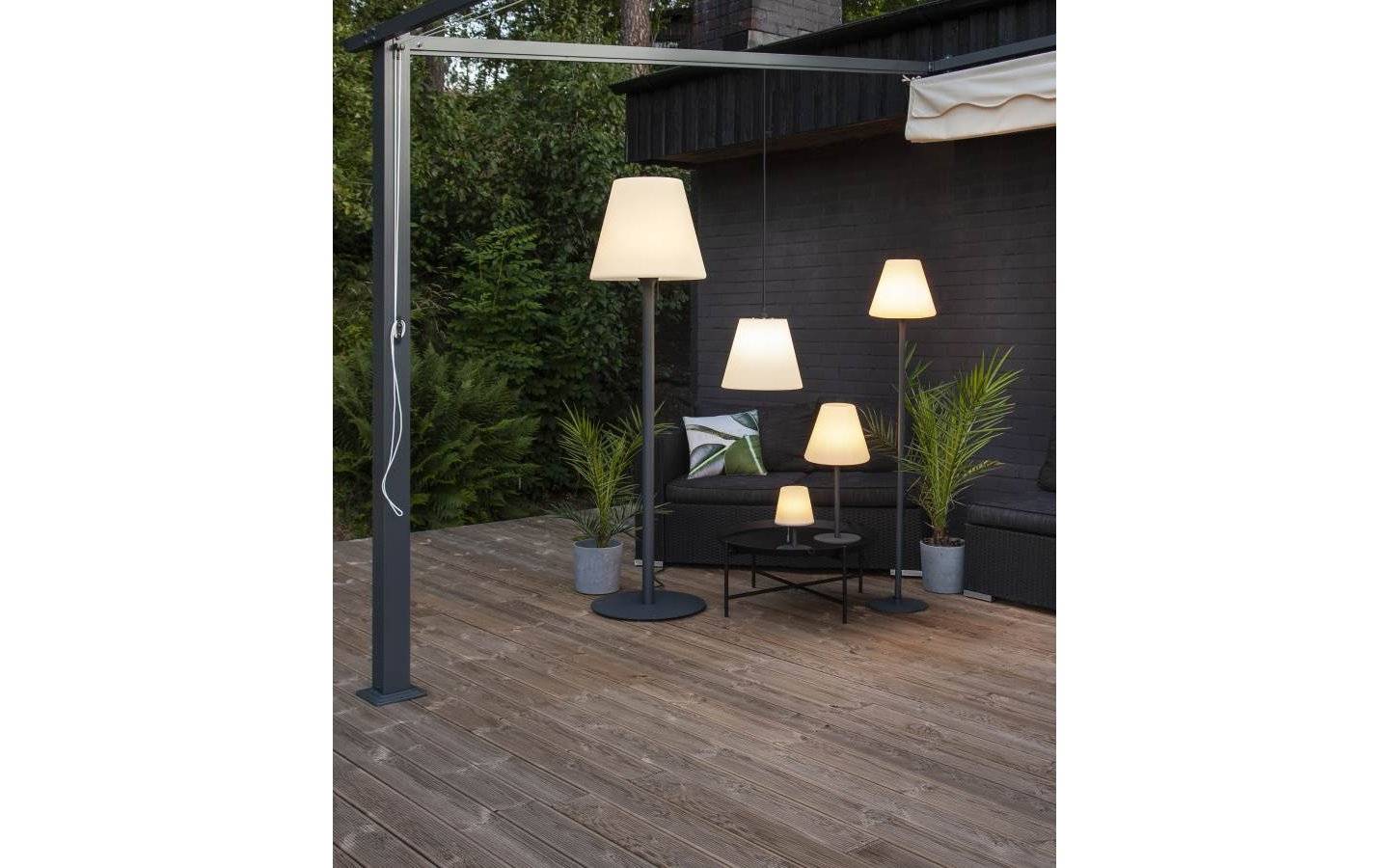 Kreta Golvlampa 187cm Grå IP44