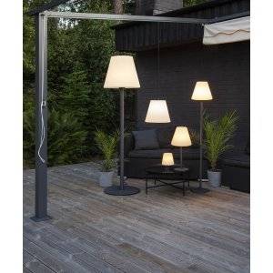 Kreta Golvlampa 187cm Grå IP44