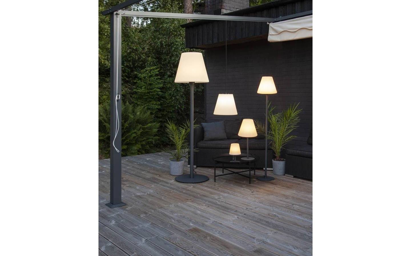 Kreta Golvlampa 187cm Grå IP44