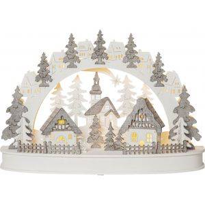 Ljusstake Grauberg 27cm Grå