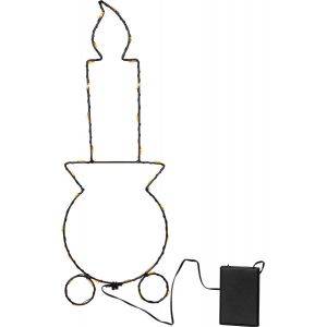 Inomhusdekoration Candly 41cm Svart
