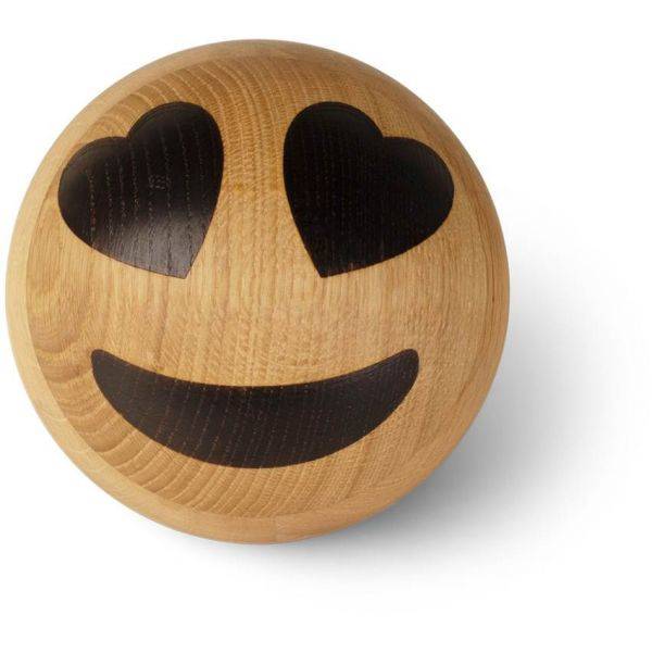 Emojiboll Big Heart Eyes 11cm Ek