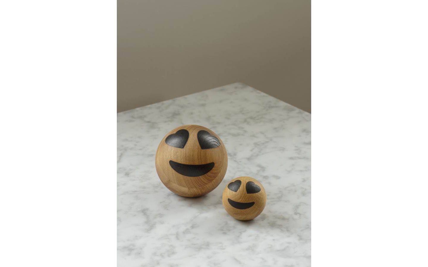 Emojiboll Big Heart Eyes 11cm Ek