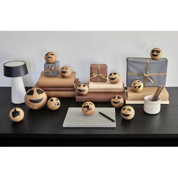 Emojiboll Big Heart Eyes 11cm Ek