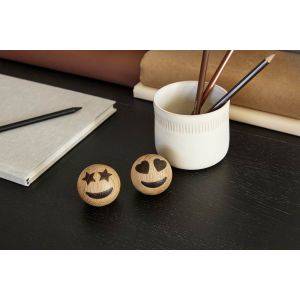 Emojiboll Big Heart Eyes 11cm Ek