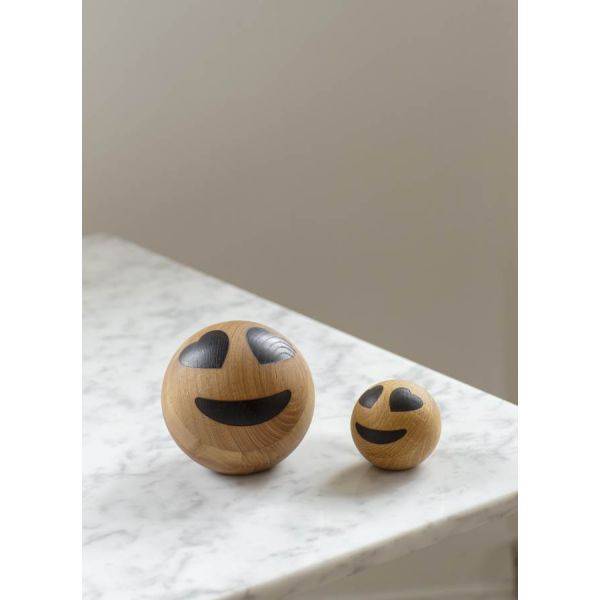 Emojiboll Big Heart Eyes 11cm Ek