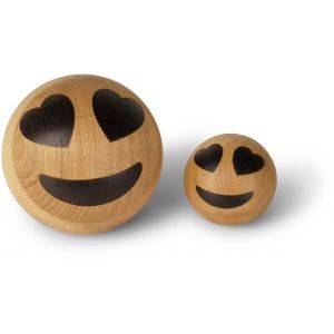 Emojiboll Big Heart Eyes 11cm Ek