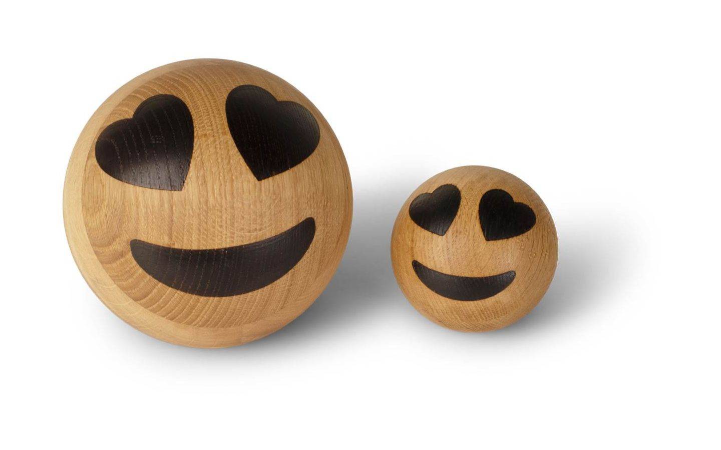 Emojiboll Big Heart Eyes 11cm Ek