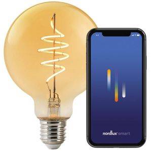 LED E27 Glob 95mm Amber Smart Light 2200K 380lm 4,7W(35W)