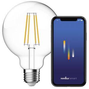 Bluetooth Smart LED E27 Glob 95mm 2200-6500K 600lm 4,7W(48W)