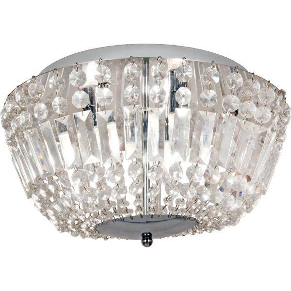 Giovanna Kristallplafond 38cm Krom IP44