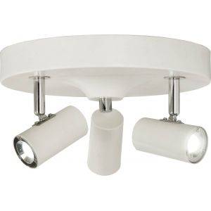 Gusto Takspotlight 25cm LED 3x5W 3000K Vit/Krom