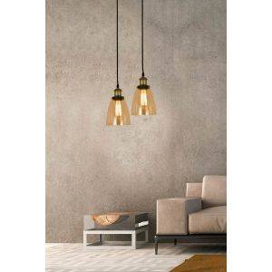 Becky Fönsterlampa 14cm Amber