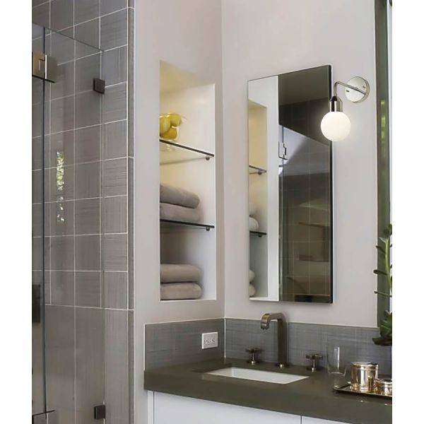 Florens Vägglampa Krom IP44