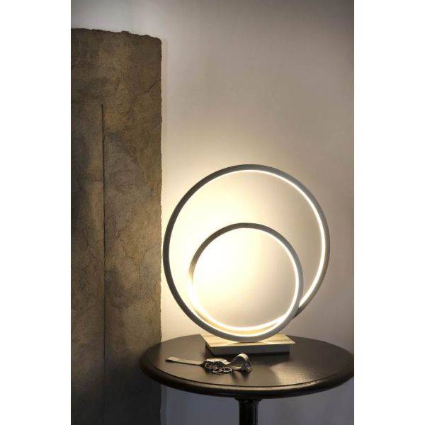 Loop Bordslampa 37cm 3-steg DIM LED 14W 3000K Stål