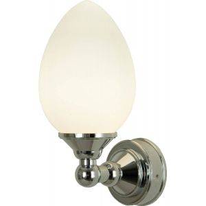 Luigi Vägglampa Krom/Opal IP44