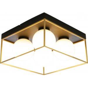 Astro Plafond 28cm Svart/Guld