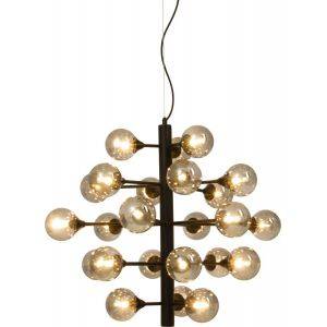 Cosmos Taklampa 69cm 24L Svart/Rök