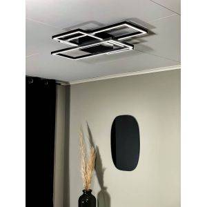 New York Plafond 70cm LED 45W 3000K Svart
