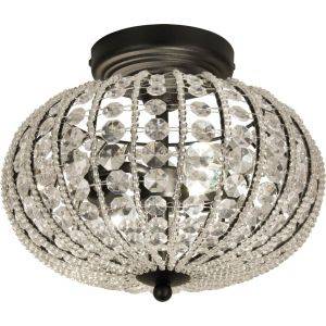 Edda Kristallplafond 30cm Svart