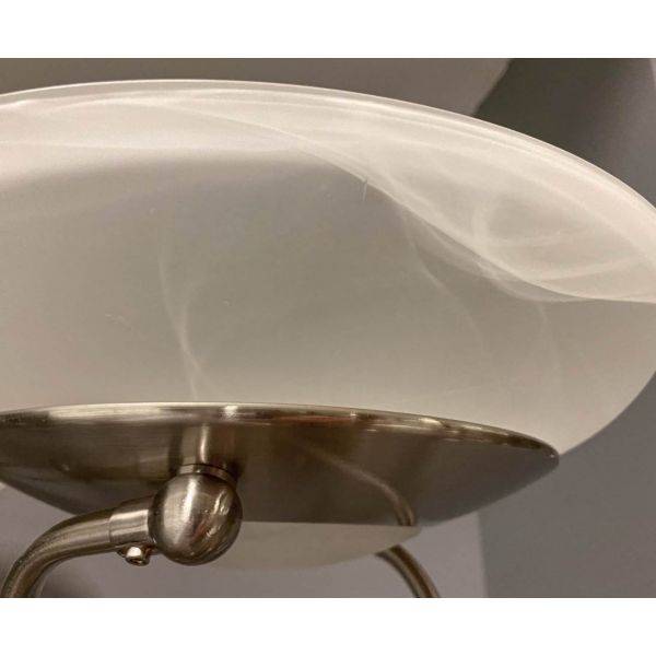 Cannes Golvlampa 1,8m LED 3000K 25W+5W Dimbar Stål