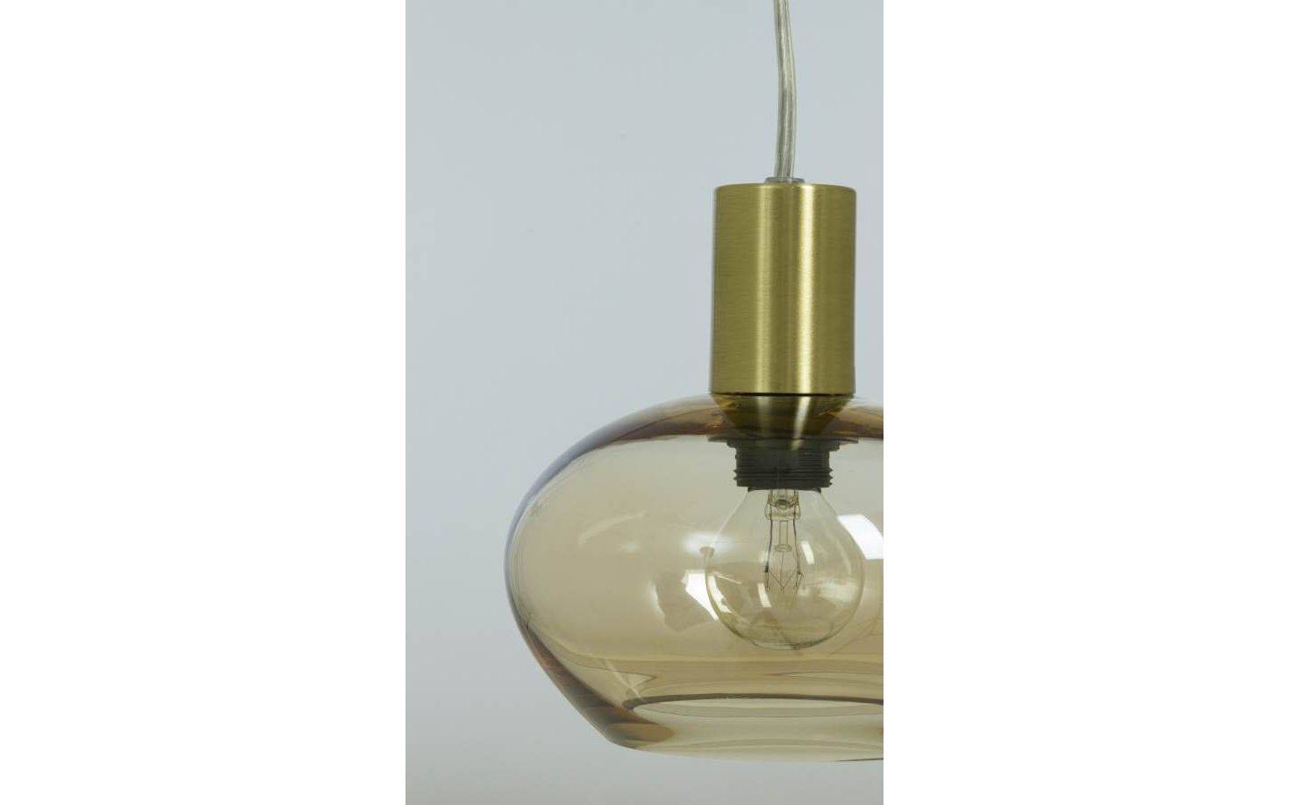 Bell Fönsterlampa 15cm Mässing/Amber