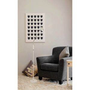 Sandnes Golvlampa 140cm Vit/Krom