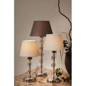 Johanna Bordslampa 34cm Krom/Vit