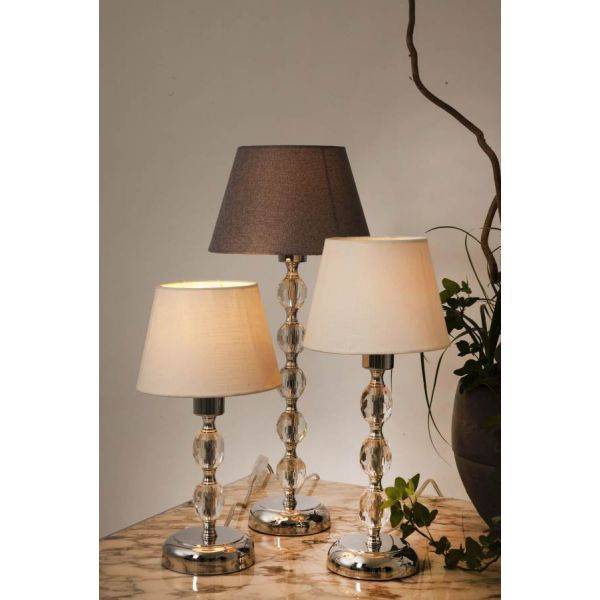 Johanna Bordslampa 34cm Krom/Vit