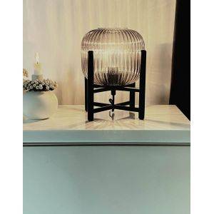 Vinda Bordslampa 29cm Svart/Rök