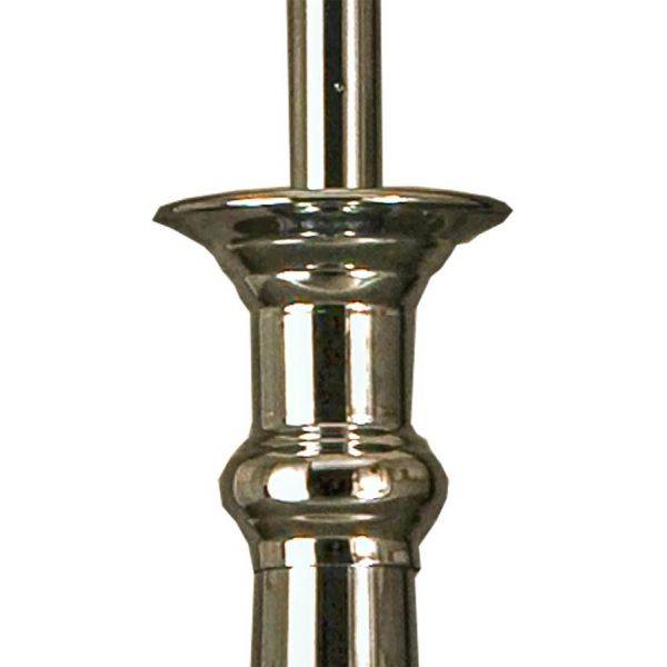 Emelie Lampfot 48cm Silver