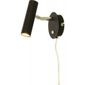 Artic Vägglampa LED 6W 3000K Svart/Krom