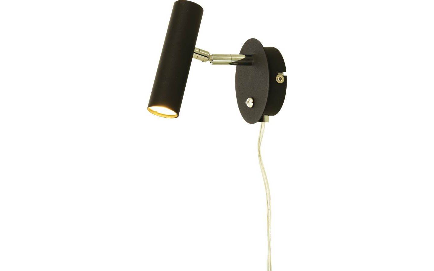 Artic Vägglampa LED 6W 3000K Svart/Krom