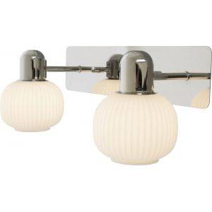 Messina Spegelbelysning 35cm Krom/Vit IP44