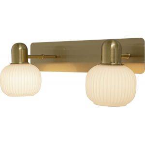 Messina Spegelbelysning 35cm Matt Mässing IP44