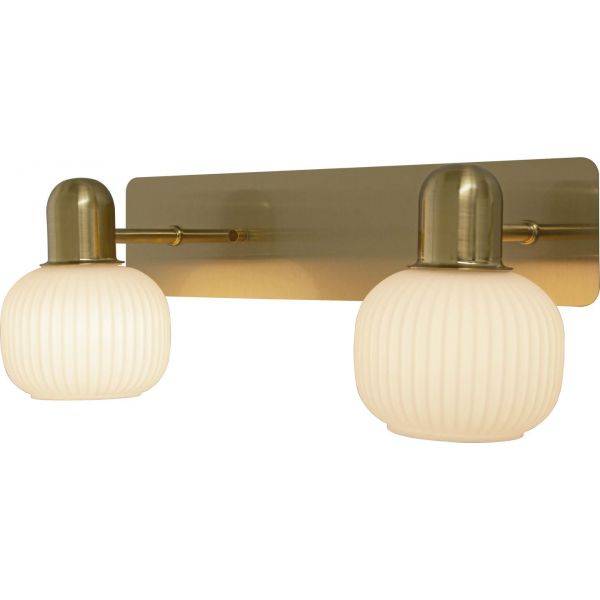 Messina Spegelbelysning 35cm Matt Mässing IP44