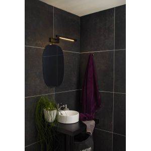 Lucca Spegelbelysning 25cm LED 9W 3000K Svart IP44