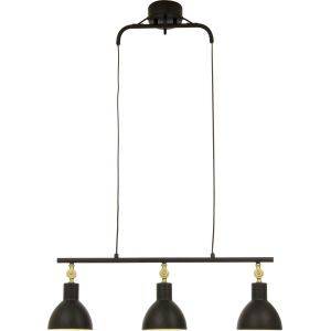 Dublin Taklampa 76cm Svart/Matt Mässing