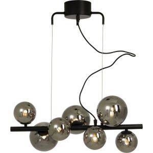 Molekyl Taklampa 58cm 7L Svart/Rök